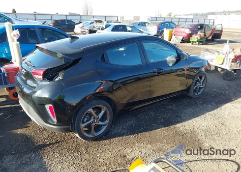 2019 Hyundai Veloster 2.0 from USA, damaged, VIN KMHTG6AF3KU014688